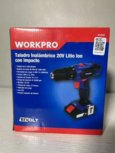 Taladro inalámbrico WorkPro 20V - miniatura 2