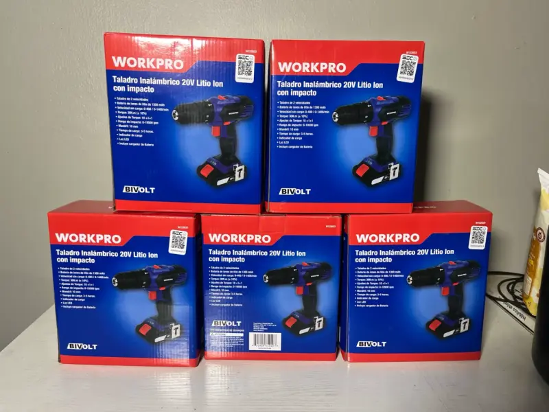 Taladro inalámbrico WorkPro 20V - 4