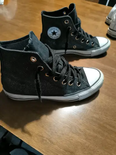 Zapatillas negras Converse - miniatura 1