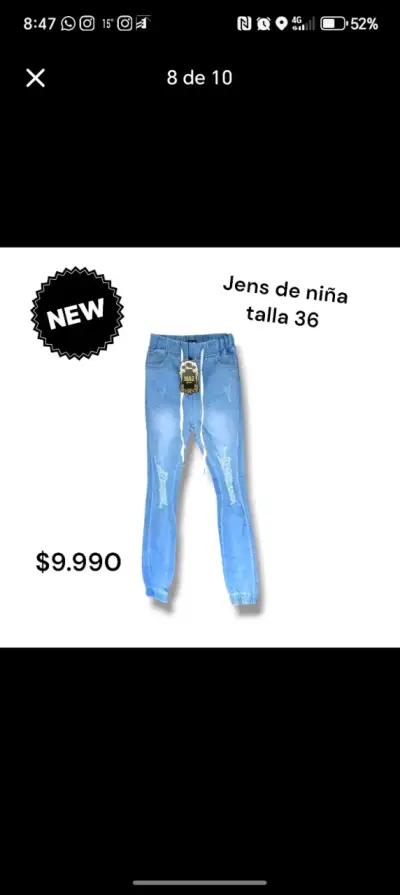 Jeans, short y faldas jeans - miniatura 1