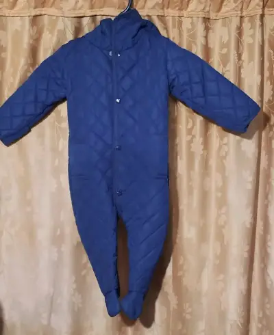 Buzo acolchado azul para bebé - miniatura 4