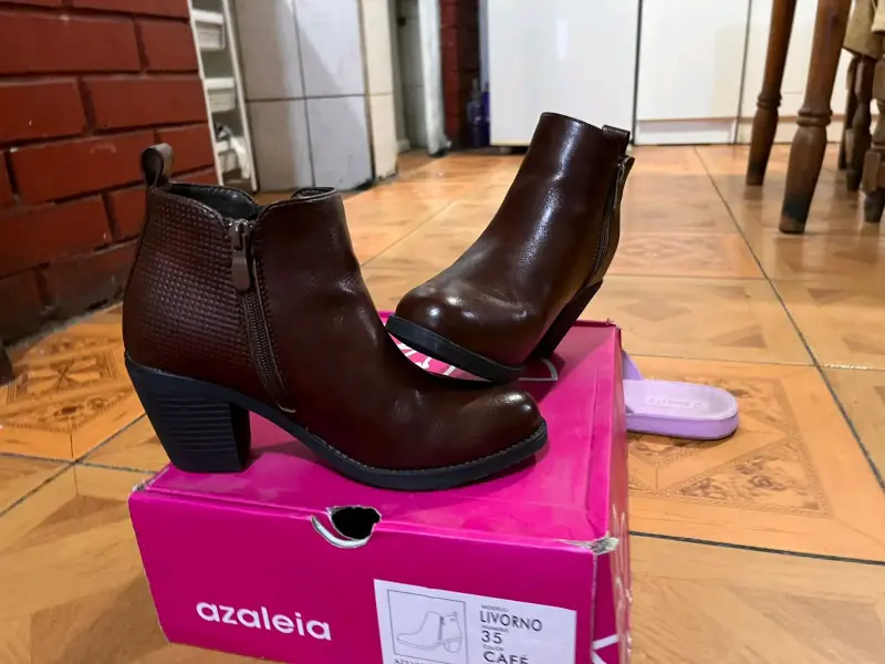 Botines café Azaleia talla 36 - 3
