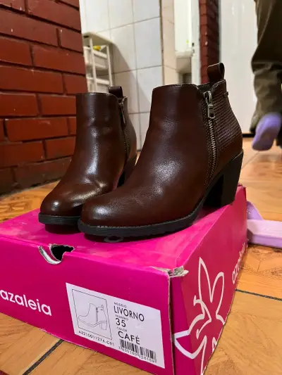 Botines café Azaleia talla 36 - miniatura 4