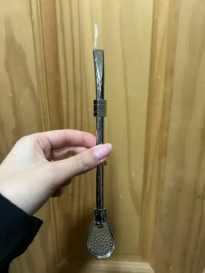 Bombilla con baño de alpaca - miniatura 1