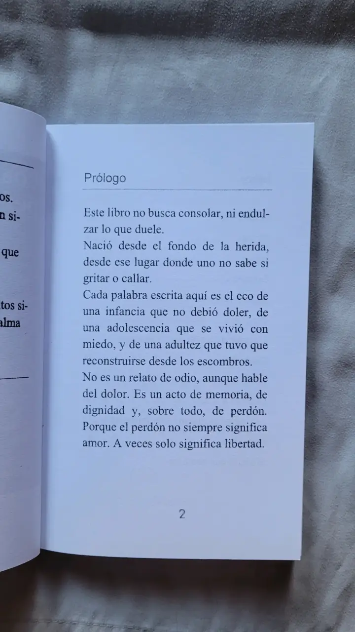 Libro 'Los perdono; pero no los amo' - 3