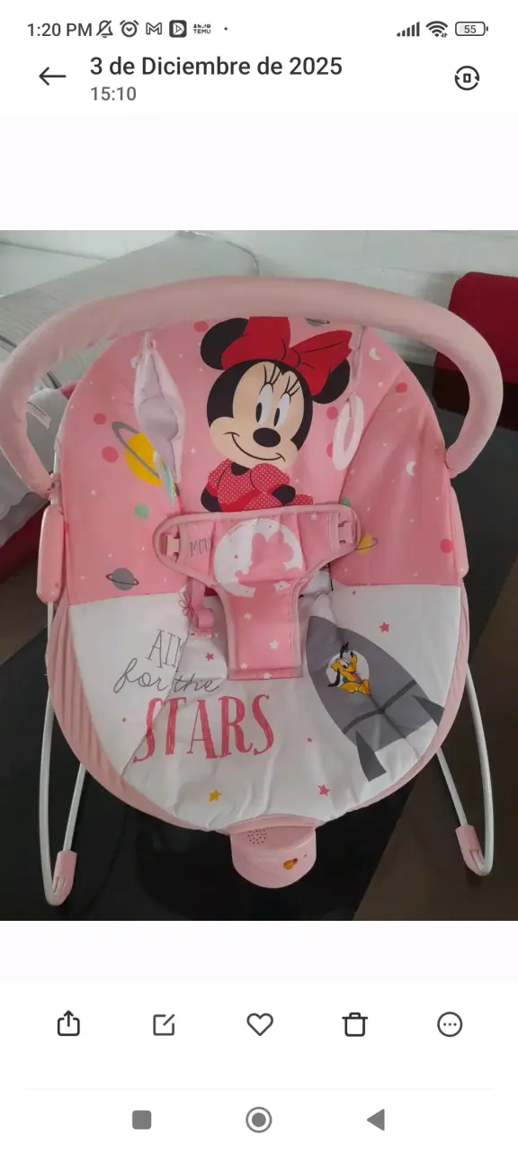 Mecedora infantil Minnie Mouse - 2