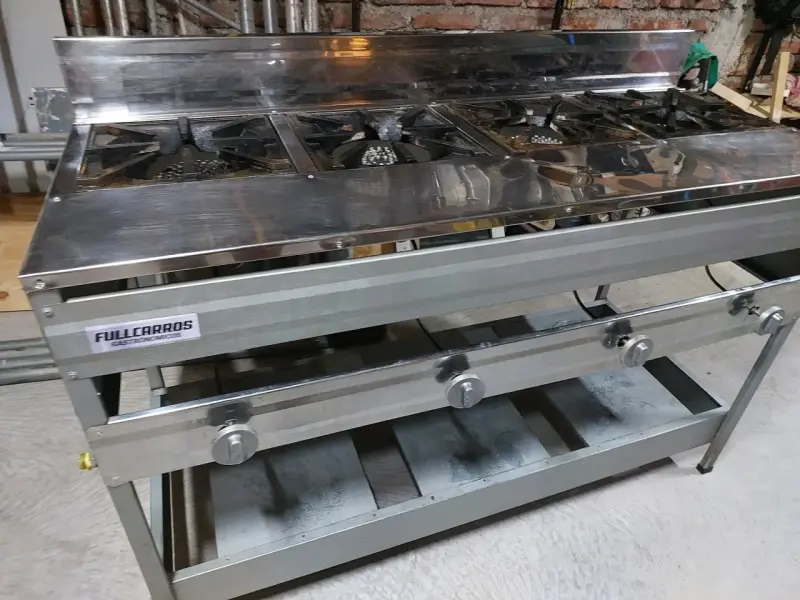 Cocina industrial Fullcarr 4 quemadores - 1