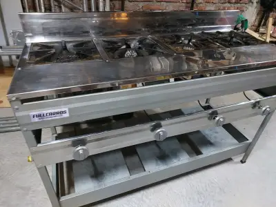 Cocina industrial Fullcarr 4 quemadores - miniatura 1