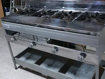 Cocina industrial Fullcarr 4 quemadores - miniatura 2