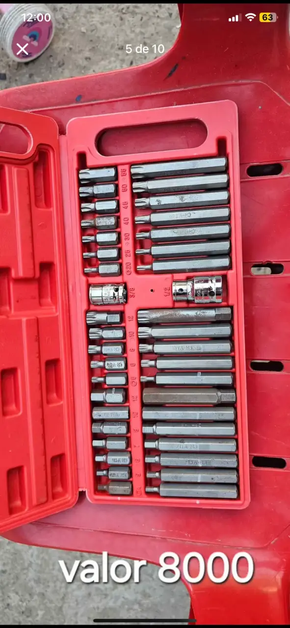 Set de puntas y dados
