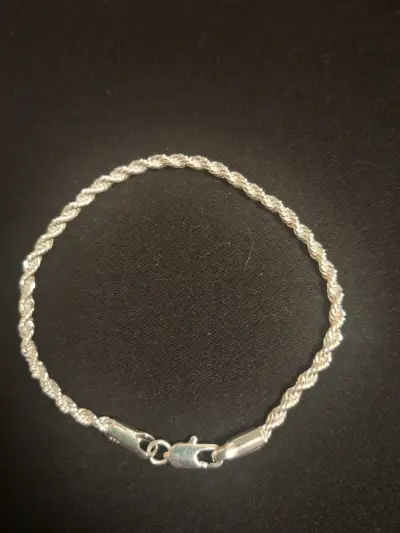Pulsera de cadena de plata - miniatura 1