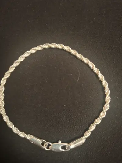 Pulsera de cadena de plata - miniatura 2