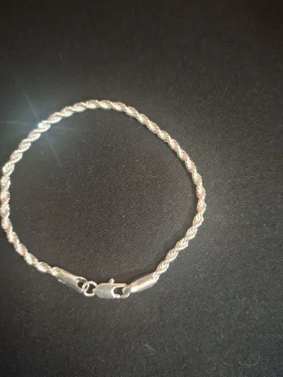 Pulsera de cadena de plata - miniatura 4