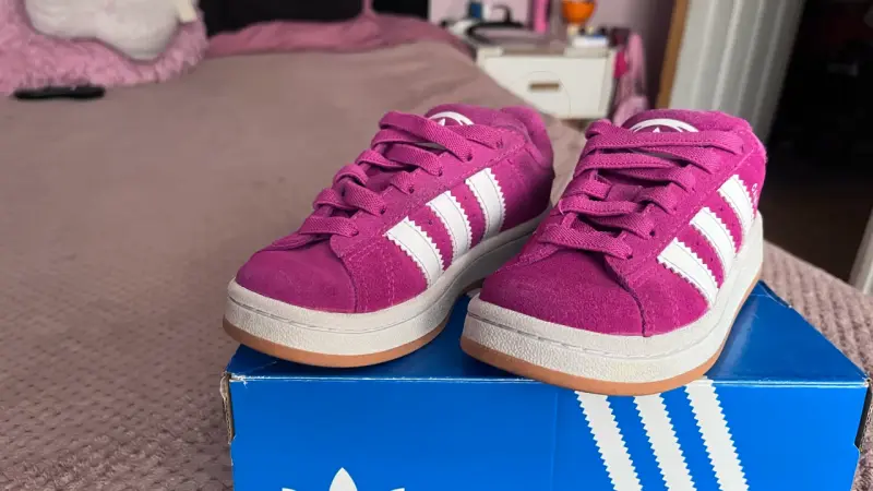 Zapatillas Adidas Campus rosadas - 2