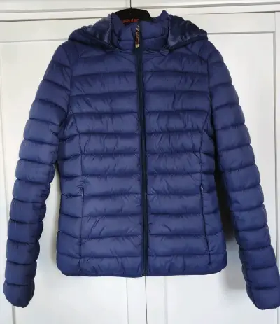 Chaqueta azul acolchada mujer - miniatura 1