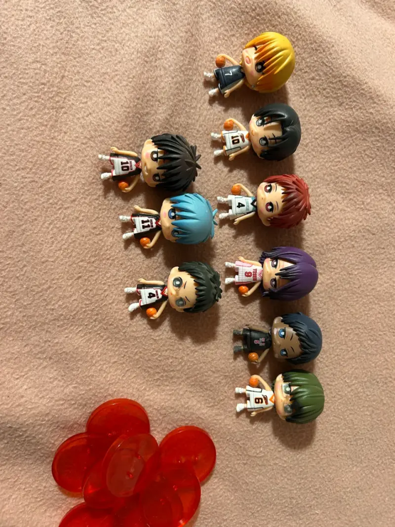 Set figuras de anime deportivas Kuroko No Bastek