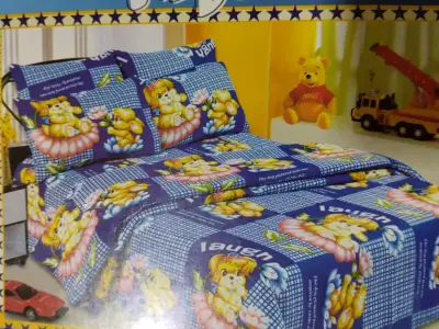 Juego de sabanas vintage algodón.Una plaza muy exc - miniatura 1