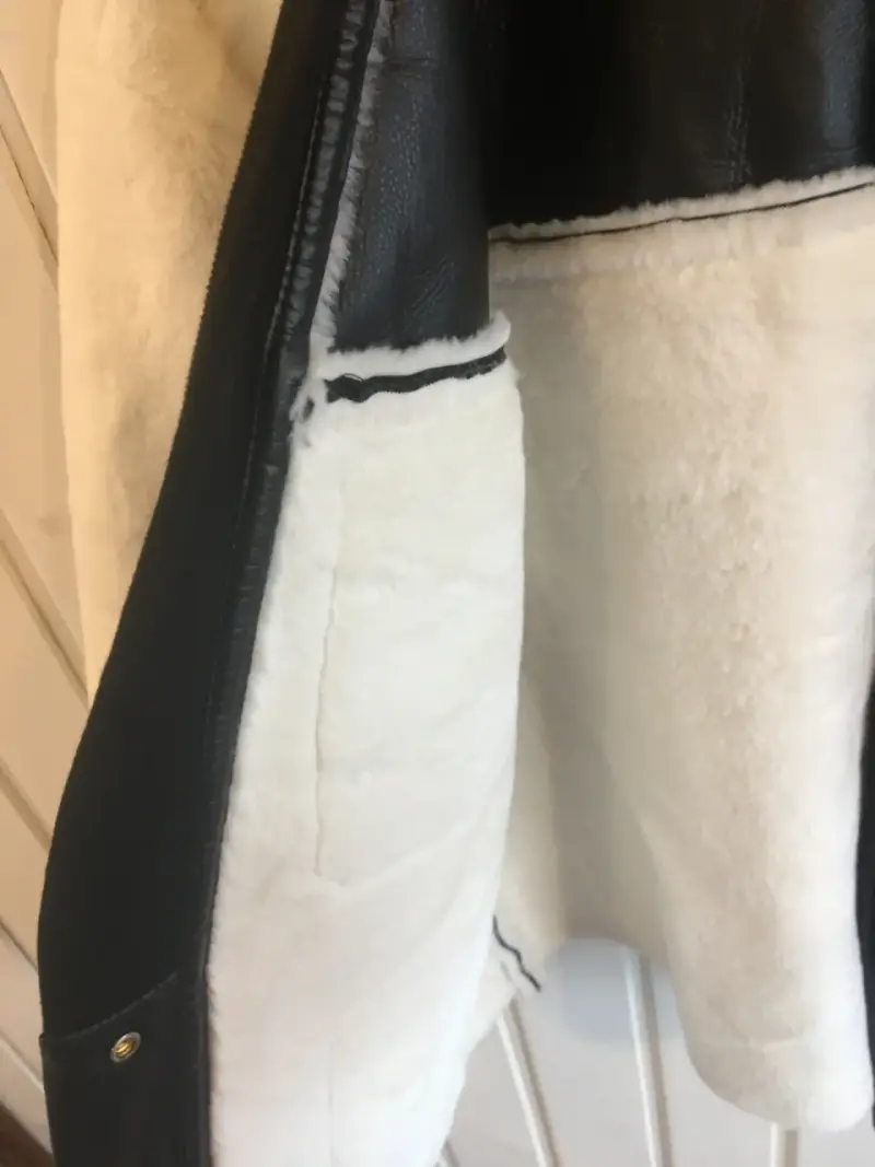 Chaqueta con detalles de piel - 4