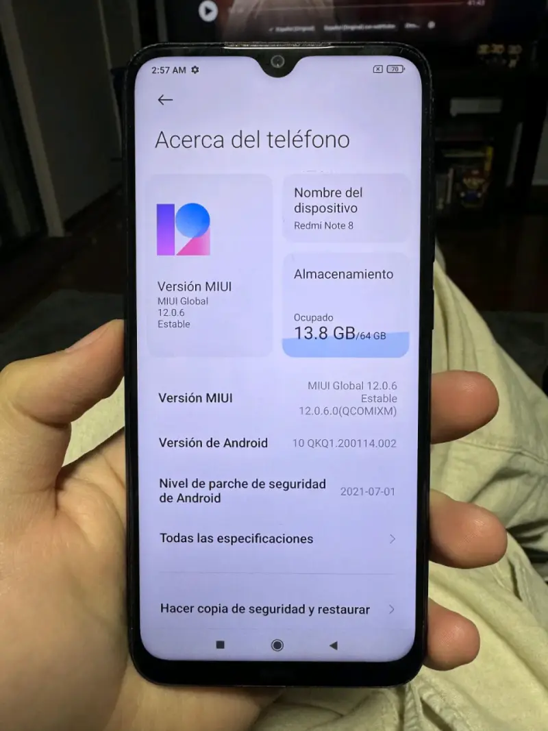 Xiaomi redmi note 8 - 5