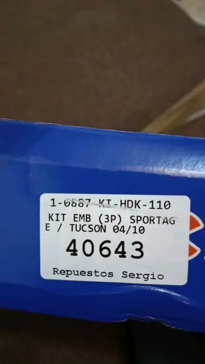 Kit de embrague Sportage Tucson - miniatura 1