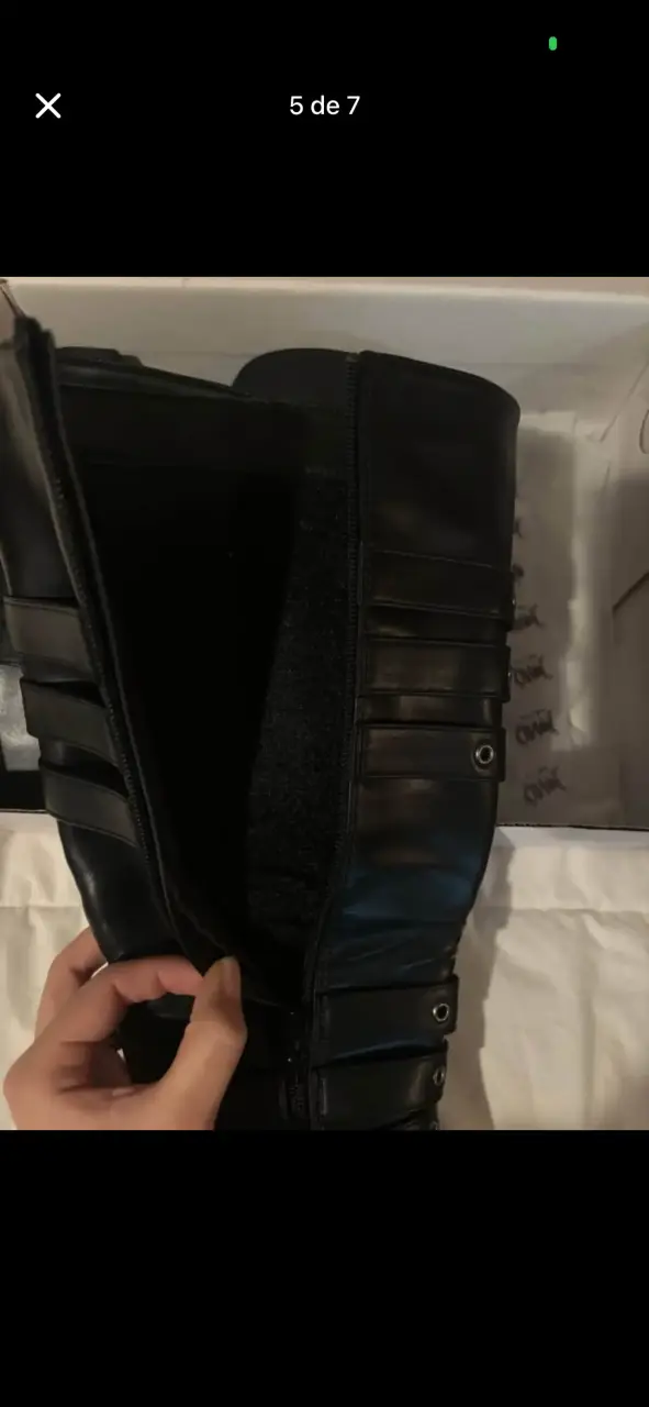 Botas negras con plataforma - 4