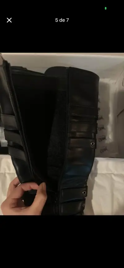 Botas negras con plataforma - miniatura 4