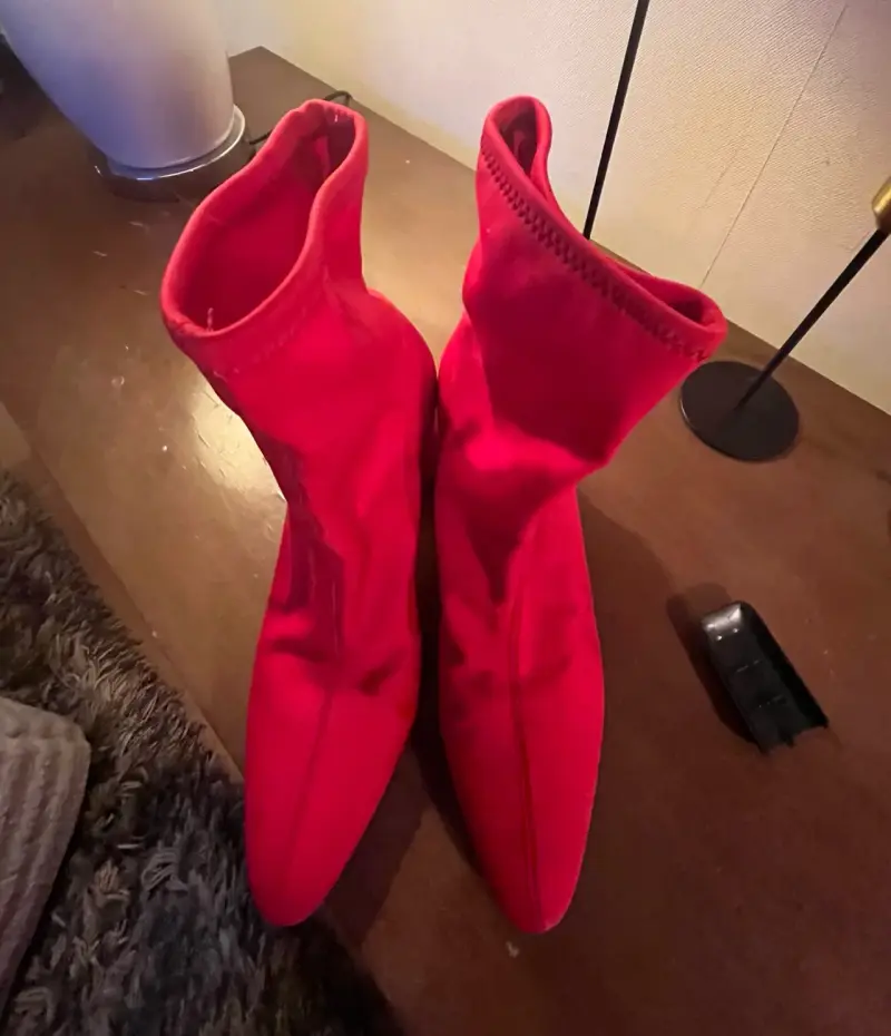 Botines rojos Zara - 1
