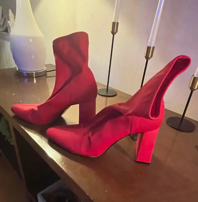 Botines rojos Zara - 3