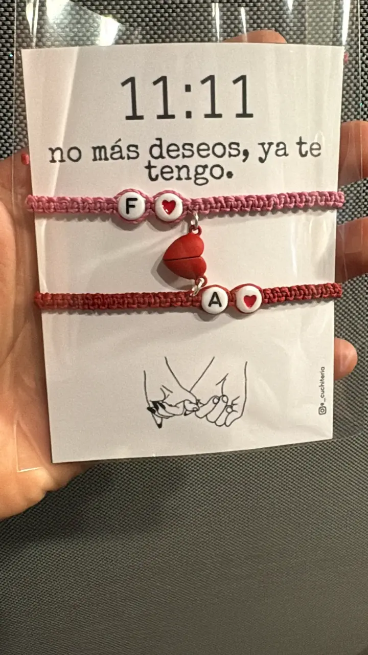Pulseras de pareja personalizadas - 2
