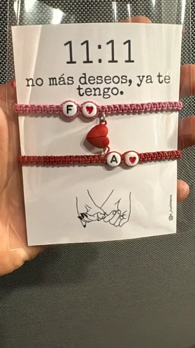 Pulseras de pareja personalizadas - miniatura 2