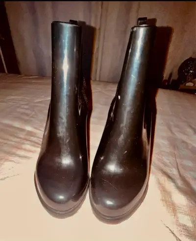 Botines negros de tacón - miniatura 4