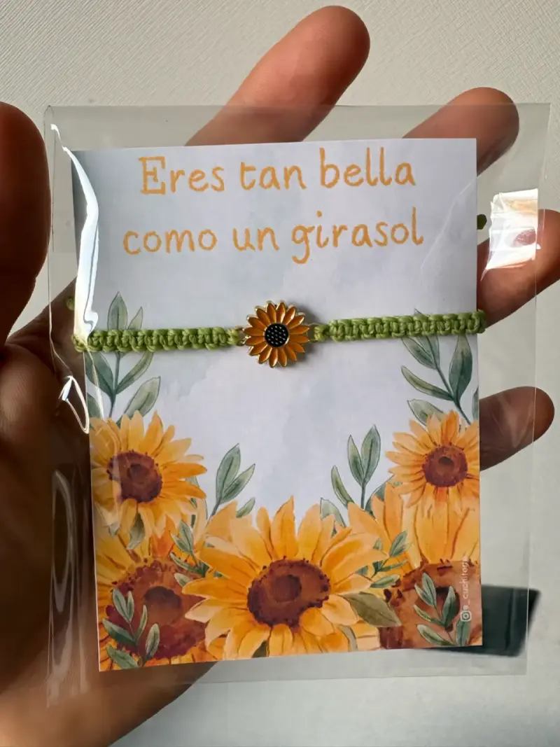 Pulsera girasol