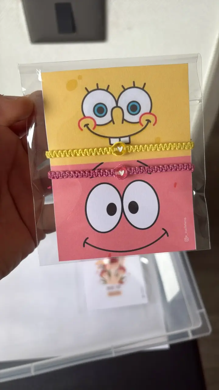 Set de pulseras Bob Esponja