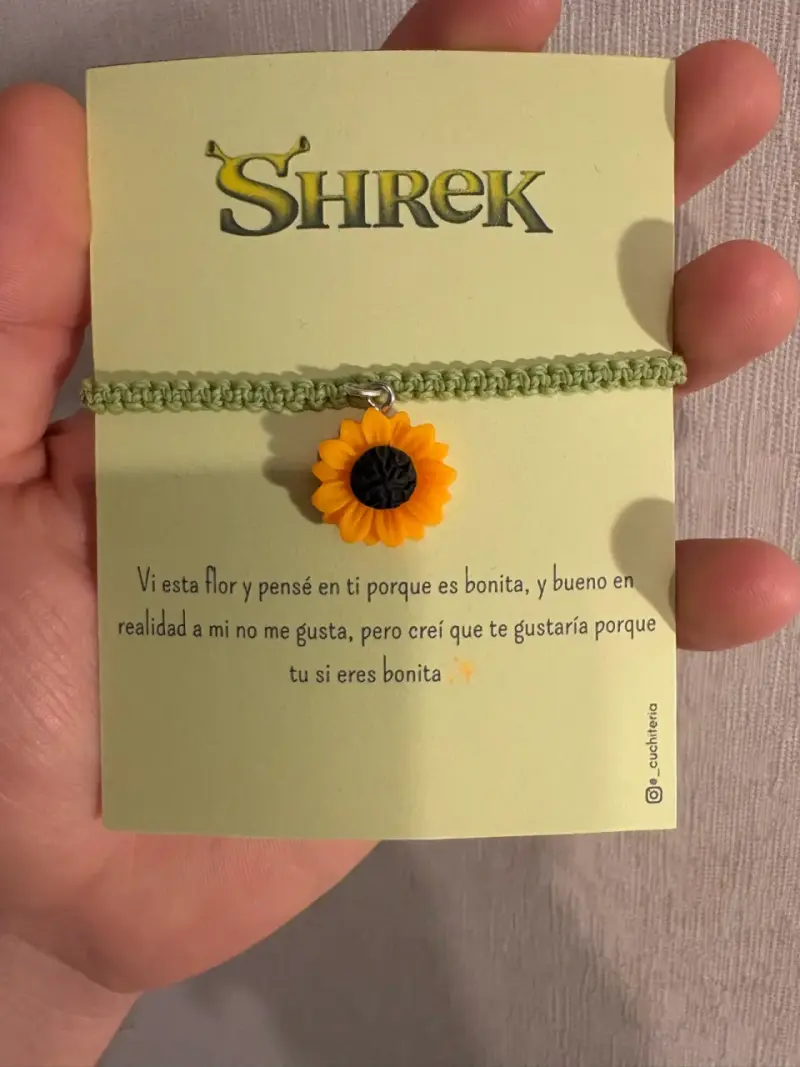 Pulsera Girasol Shrek