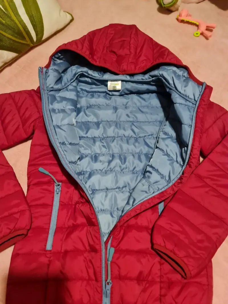 Chaqueta acolchada fucsia talla 12 colloky - 2