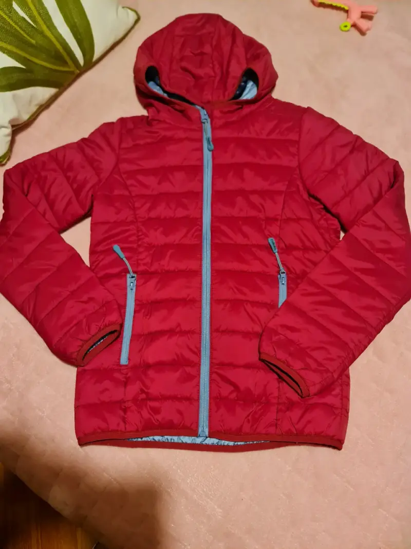 Chaqueta acolchada fucsia talla 12 colloky - 3