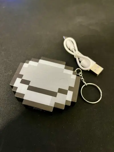 Llaveros luz LED minecraft brujula - miniatura 2