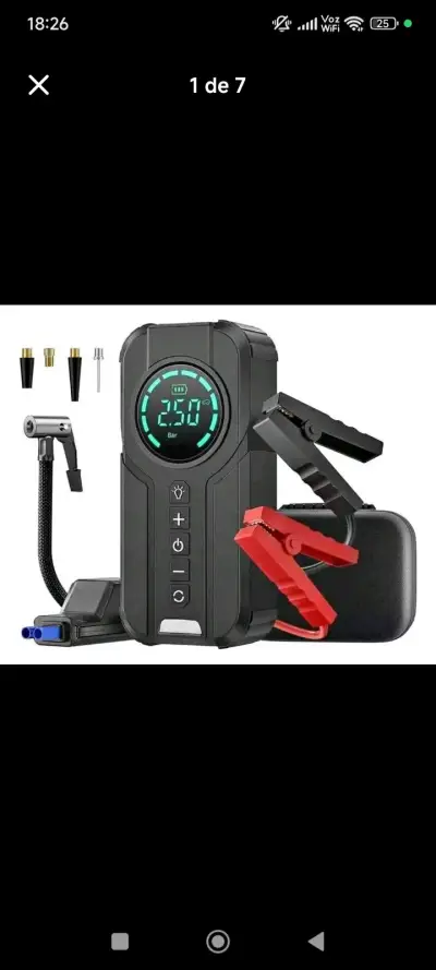 Compresor portátil de aire digital - miniatura 1