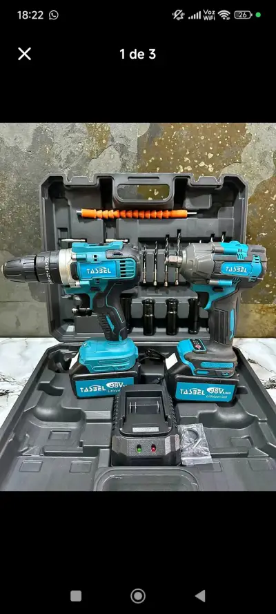 Kit taladro y atornillador eléctrico - miniatura 2