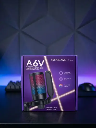 Micrófono condensador A6V para gaming - miniatura 1