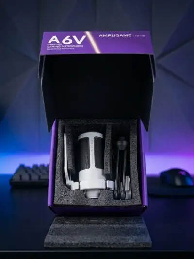 Micrófono condensador A6V para gaming - miniatura 2