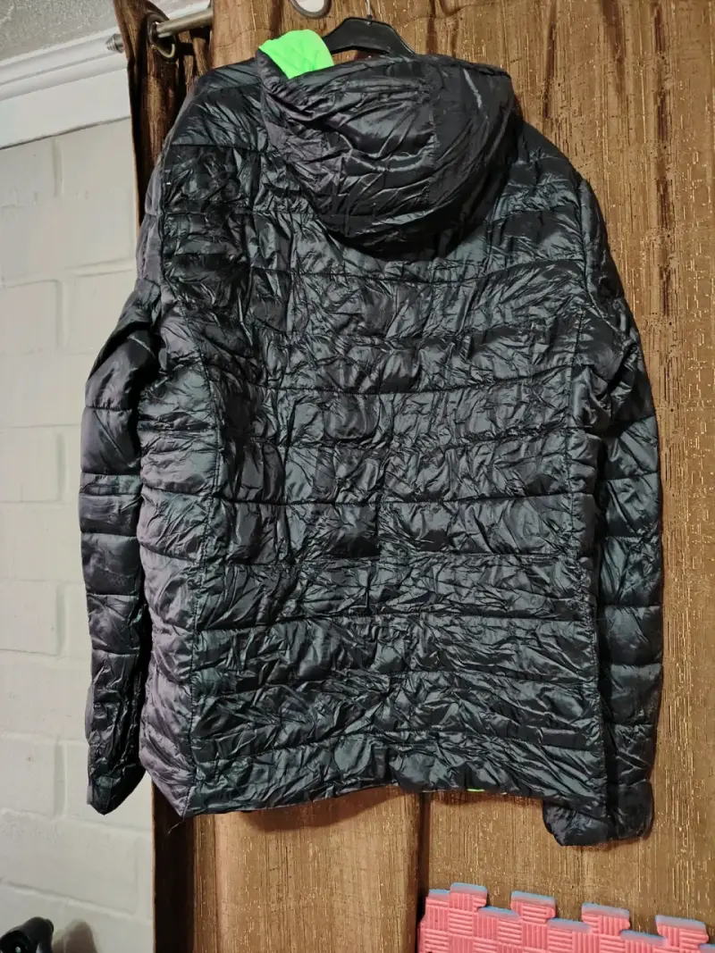 Chaqueta urban verde neón 3XL - 2