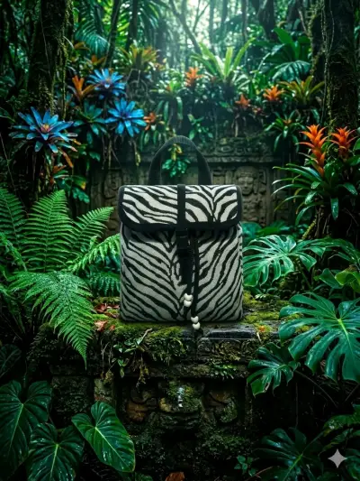 Mochila estampado cebra - miniatura 3