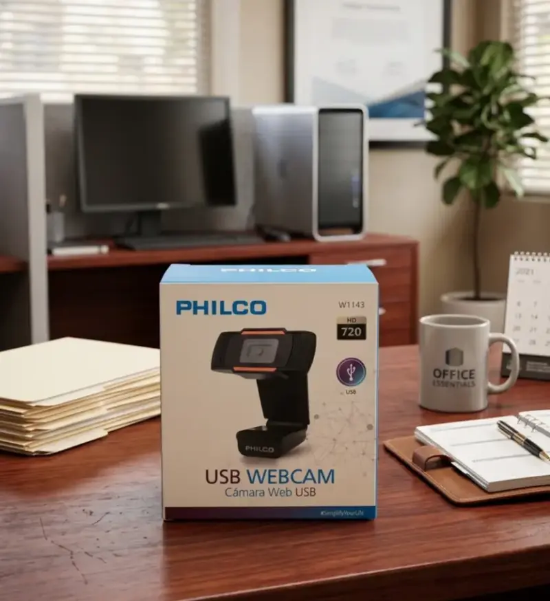 Cámara Web USB Philco HD 720p