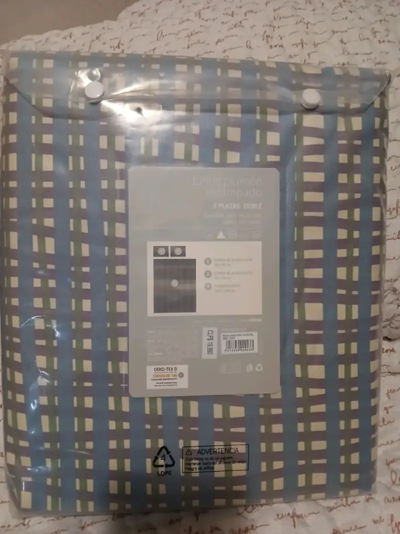 Funda plumón estampada 2 plazas Casa Ideas