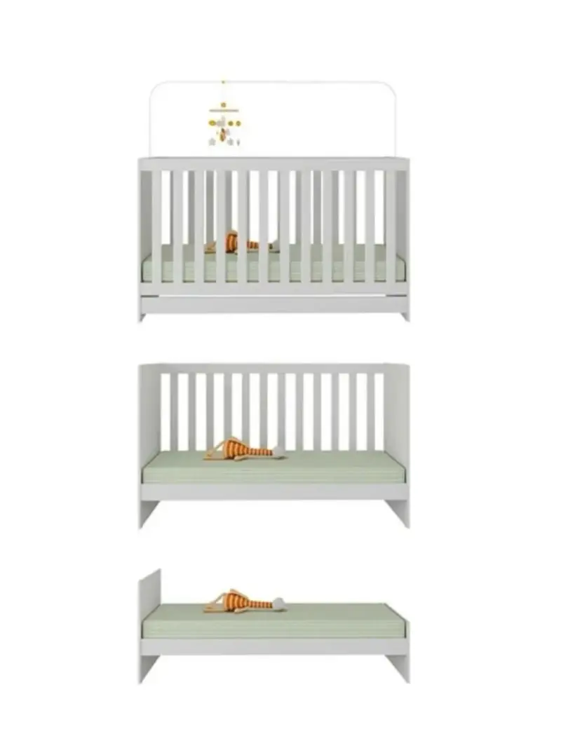 Cuna transformable blanca - 1