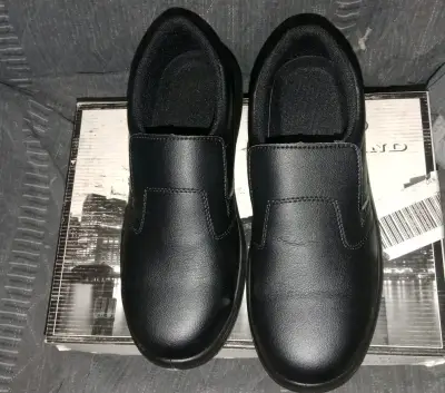 Zapatos de cuero negro para hombre - miniatura 2