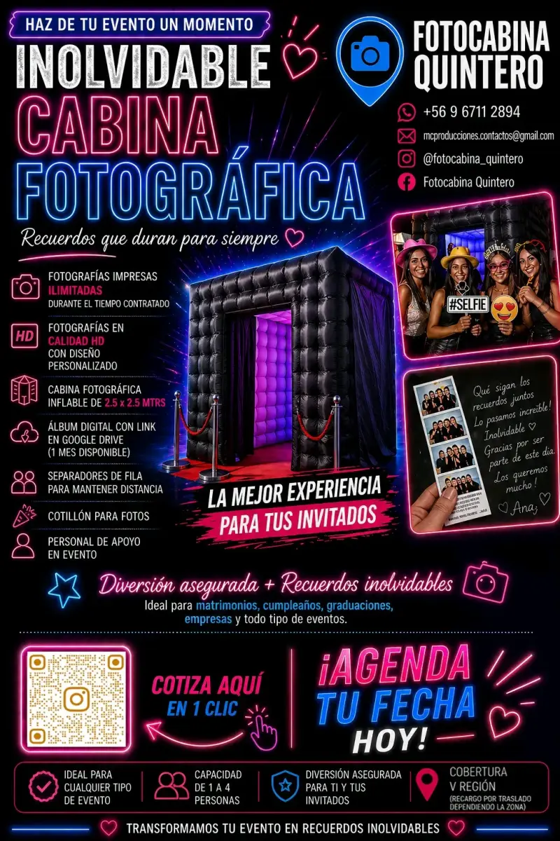 Pack de Fotocabina y Robot LED - 2