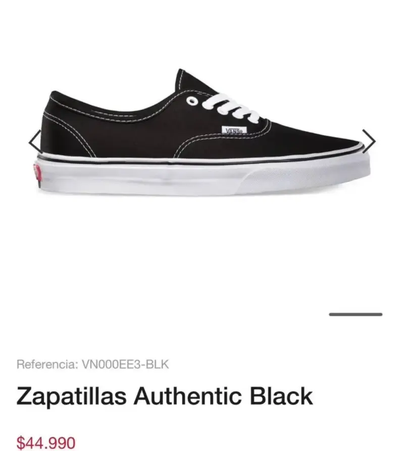 Zapatillas Vans Authentic Negras - 5