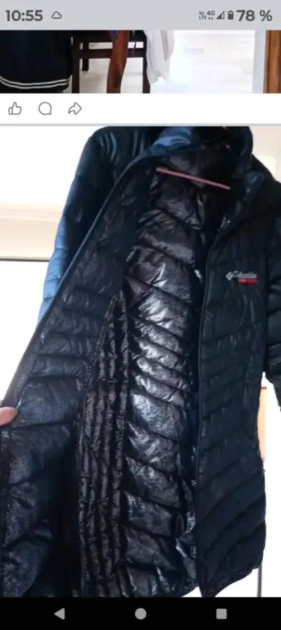 Parka Columbia negra con capucha - miniatura 5